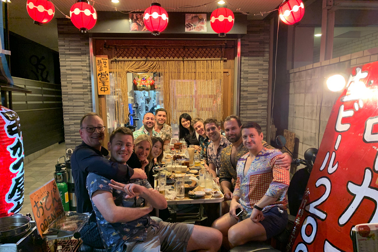 大阪：深度美食之旅和难波酒吧之旅不包括费用的团队游