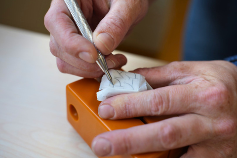 Stamp engraving workshop in Osaka