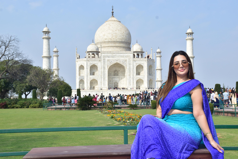 Vanuit Delhi: Taj Mahal Zonsopgang Tour met Olifant SOS