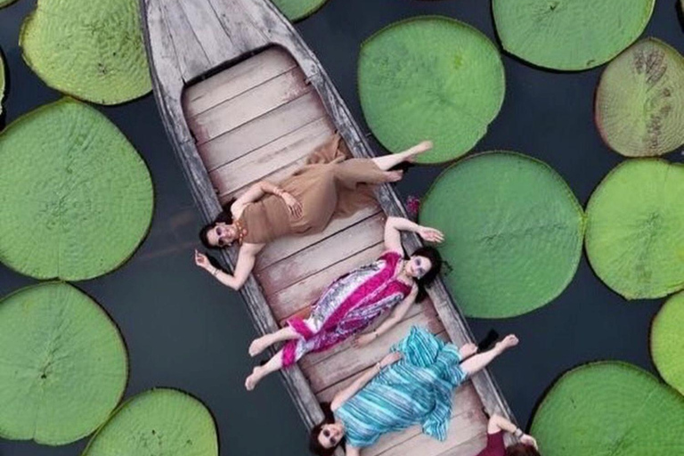 Phuket: Giant Water Lily Pond Options Drone Video+Old Town Lily Pond Group Combo Photo+Drone Video+Old Town+Khao Rang