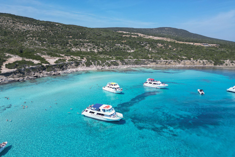 Paphos: Blue Lagoon halve dag boottocht met hoteltransfer