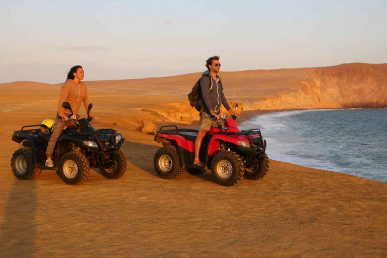 Quad biking: Ballestas Island and Paracas National Reserve