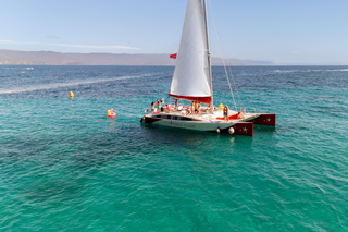 Day trip on a catamaran in the bay of Ajaccio