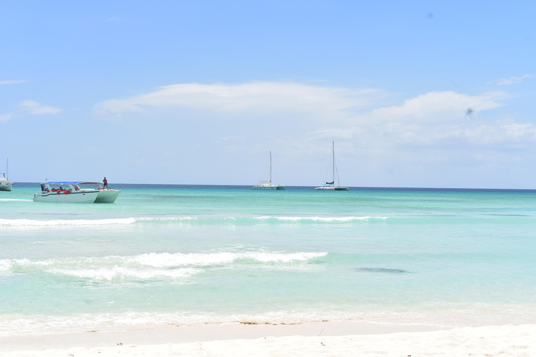 Santo Domingo - Punta Cana: Saona Island Tour Lunch & Drinks Santo Domingo: Saona Island Catamaran/SpeedBoat and Lunch