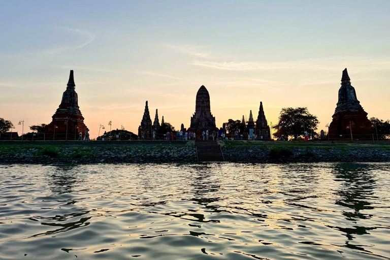 Bangkok: Ayutthaya Afternoon Tour with SunsetBoat Ride Ayutthaya Afternoon Tour with SunsetBoat Ride(Join Trip)