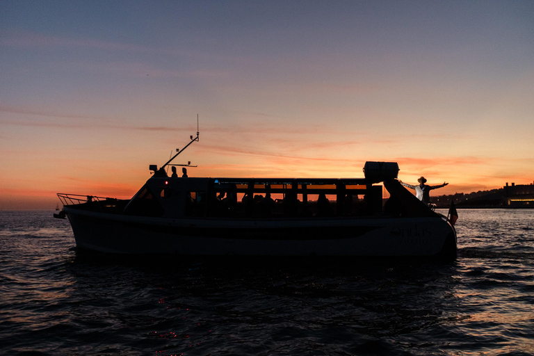 Lisbon Night Party Cruise with DJ, Pizza & Drinks Lisbon Morning Relax Cruise with Drinks & Snacks