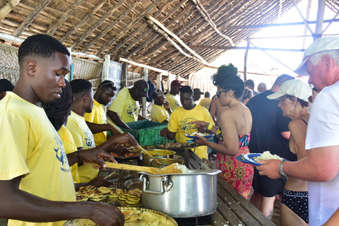 Safari Blue Tour Zanzibar heldag med skaldjursbuffé och lunch