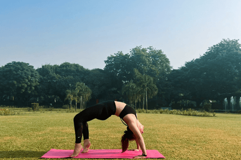 Delhi: Yoga i Lodhi Garden