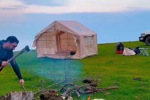 From Baku: Tufandagh Camping Trip with BBQ
