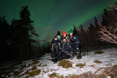 De Tromsø: Excursão à aurora boreal com bebidas quentes e fotos