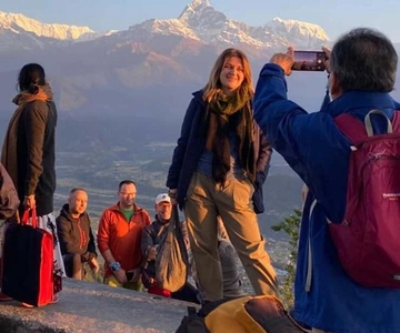 Pokhara: Tour al amanecer en Sarangkot y al atardecer en la Pagoda de la Paz Mundial