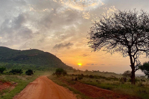 Mombasa/Diani: 2-Day Tsavo East Safari with Meals Private day tour to Tsavo East National Park - VAN