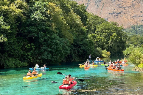 Sarande: Blue Eye Kayak Walking tour & Lekuresi Castle NO KAYAK,Blue Eye Basic Visit – Transport & Free Time