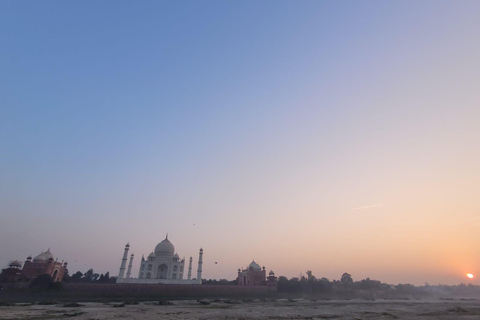 From Delhi: Agra Day Trip with Taj Mahal and Agra FortAC Car and Tour Guide Service Only