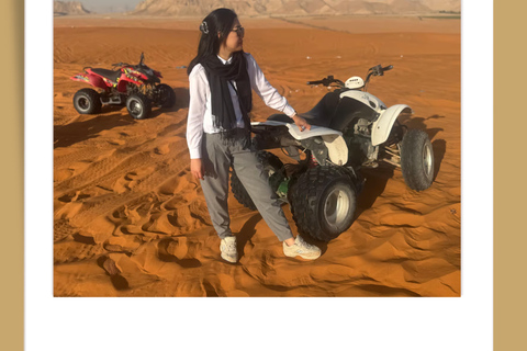 Riyadh : Sand Dune Desert Camel Ride + ATV ( Guide Bike )