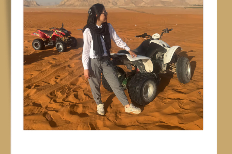 Riyadh : Sand Dune Desert Camel Ride + ATV ( Guide Bike )