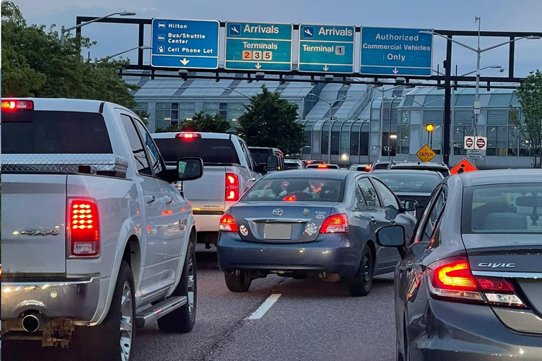 Táxi do aeroporto O&#039;Hare para o centro de Chicago