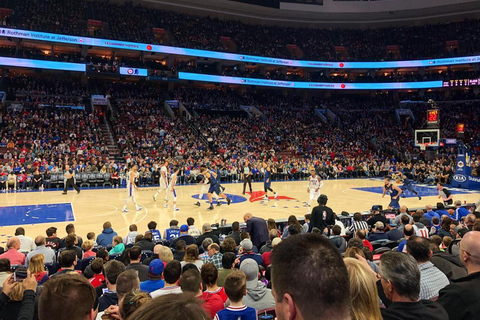 Philadelphia: Philadelphia 76ers Basketball Game Ticket Lower Baseline