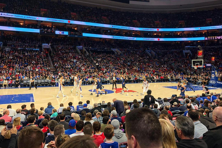 Philadelphia: Philadelphia 76ers Basketball Game Ticket Lower Baseline