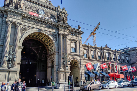 Visite du centre-ville et déjeuner, tour en bateau, musée Lindt, téléphérique