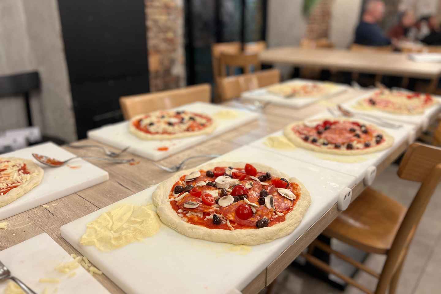 Rom: Pizza-Kurs mit Wein & Tiramisu