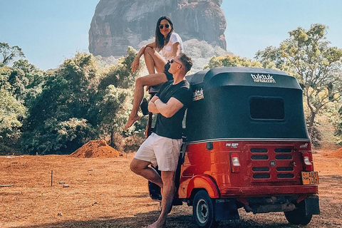 From Sigiriya: Sigiriya Lion Rock & Village Tour by Tuk Tuk