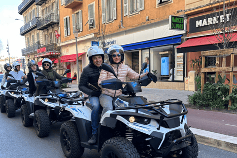 NICE BY ELECTRIC QUAD:panoramic tour from Nice with snack