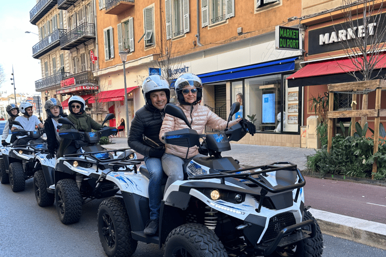 NICE BY ELECTRIC QUAD:panoramic tour from Nice with snack