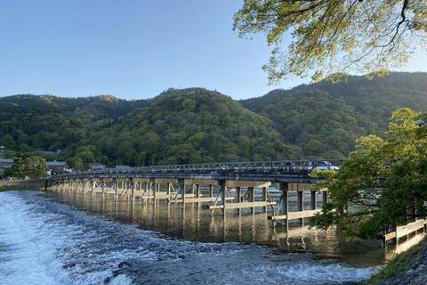 Kyoto: Arashiyama Highlights & Hozu River Boat Private Tour Private Tour (Pay Boat Cruise & Tickets on Site)
