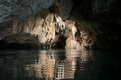 Da Cancun: Grotta e Cenote aperto