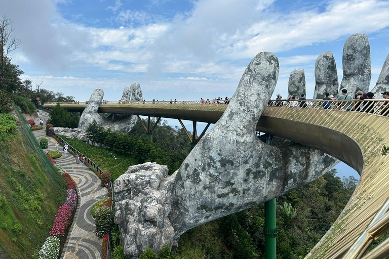 Hoi An: Golden Bridge, Lady Buddha och Marble Mountain Trip