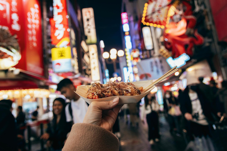 Osaka food walking tour Shinsekai Dotonbori 10 Foods 1 Drink