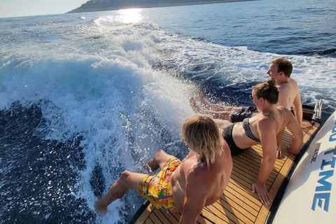 Wycieczka łodzią w grupie mieszanej, pływanie i snorkeling w Nicei Villefranche