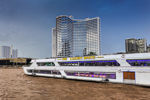 Bangkok Chaopraya River The Luxury White Dinner Cruise Start from Asiatiques "The Luxury White"