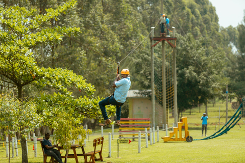 Uganda : Zipline Adventure with Obstacle Course