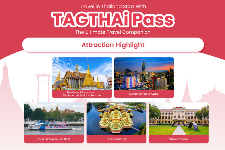 Bangkok City Day Pass Save up to 50% - Includes Skywalk