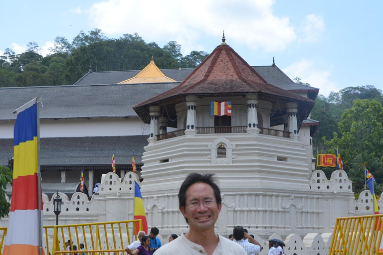 Från Sigiriya: Kandy Transfer med Dambulla och Spice Garden