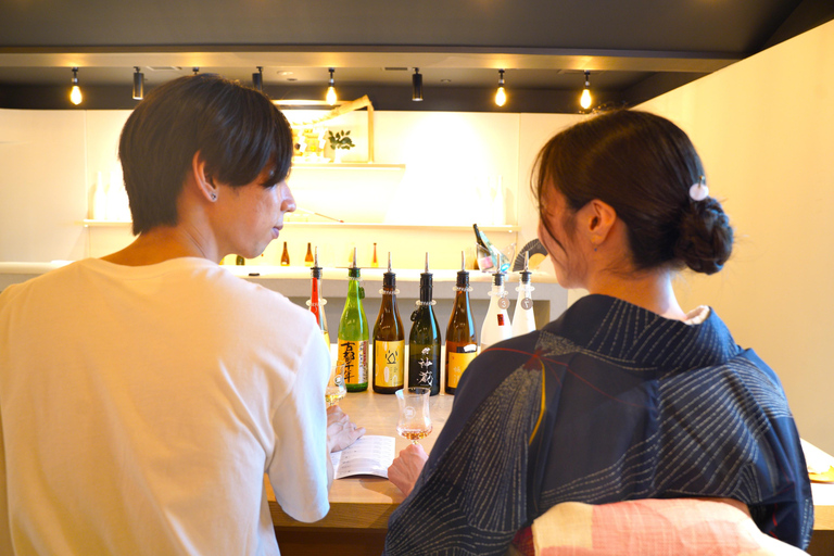 12 types of Sake Tasting in Kyoto
