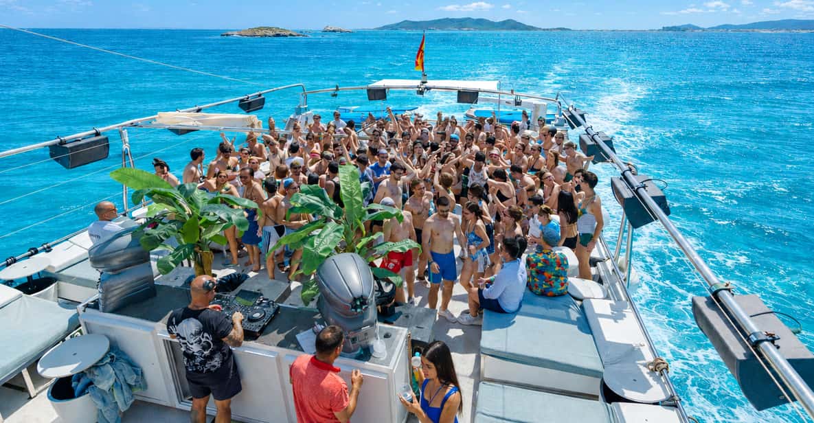 Catamaran Party with DJ, Saxophonist, Club Ticket & Open Bar — a boat tour from Ibiza, Spain