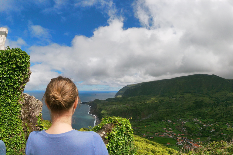 Santa Cruz das Flores: Visita guiada com cascatas do Ferreiro