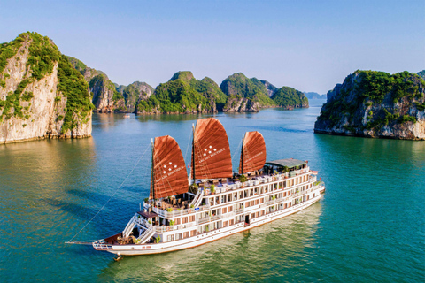 Hanoi: 2D/1N Halong bay tour with 5 Star Boutique CruiseOption 1: Pick-up from Hanoi