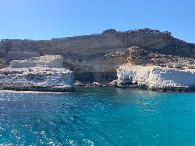 Lindos: Blue Lagoon and Tsambika Beach Boat Trip