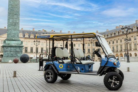 Golf Cart in Paris - Private Guided Tour - Pickup Included Le Special Day (10h) up to 3p