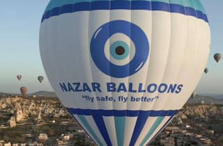 Kappadokien: Heißluftballonfahrt bei Sonnenaufgang über Göreme