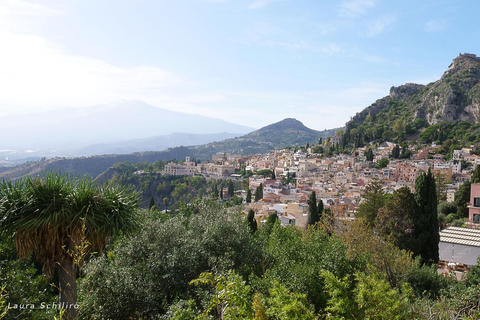 Au départ de Catane : Visite guidée de Taormine et CastelmolaAu départ de Catane : Visite guidée de Taormina et Castelmola