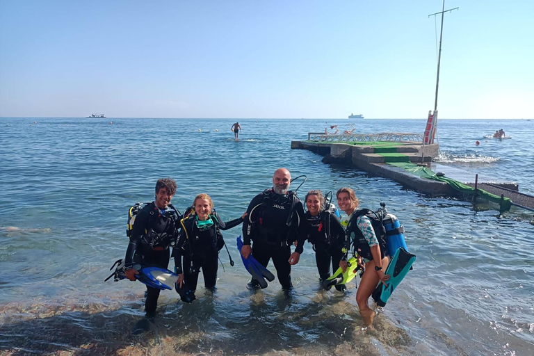 Genoa: first underwater dive