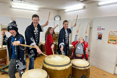 Osaka Kyoto Kobe： Authentic Taiko Drumming Experience Kyoto Studio