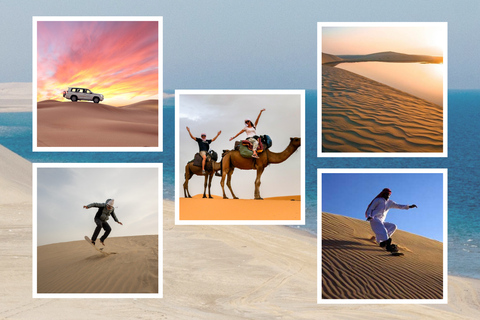 Safari, balade à dos de chameau, mer intérieure et transfert hôtelSafari privé avec balade à dos de chameau et transfert à l&#039;hôtel (sans quad)