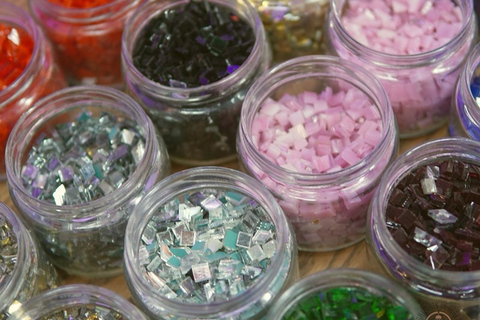 Marmaris Mosaic Candle Holder Workshop Design Your Own Light Traditional Mosaic Candle Holder (Русский - Russian)