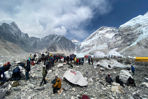 Kathmandu: Excursão de helicóptero ao acampamento base do Everest